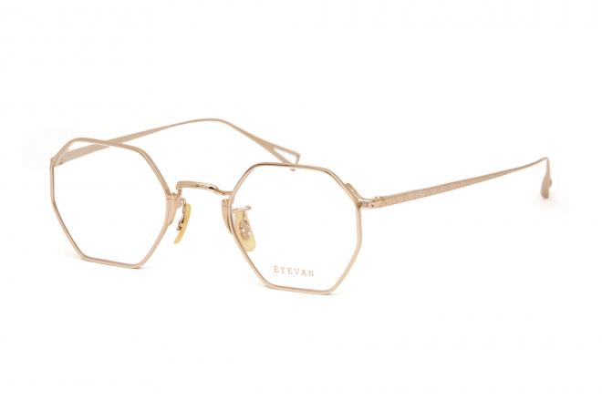 送料無料！eyevan Roger col.G EYEVAN メガネ | 【EYEVAN】 Roger ロジャー G（GOLD） メガネ