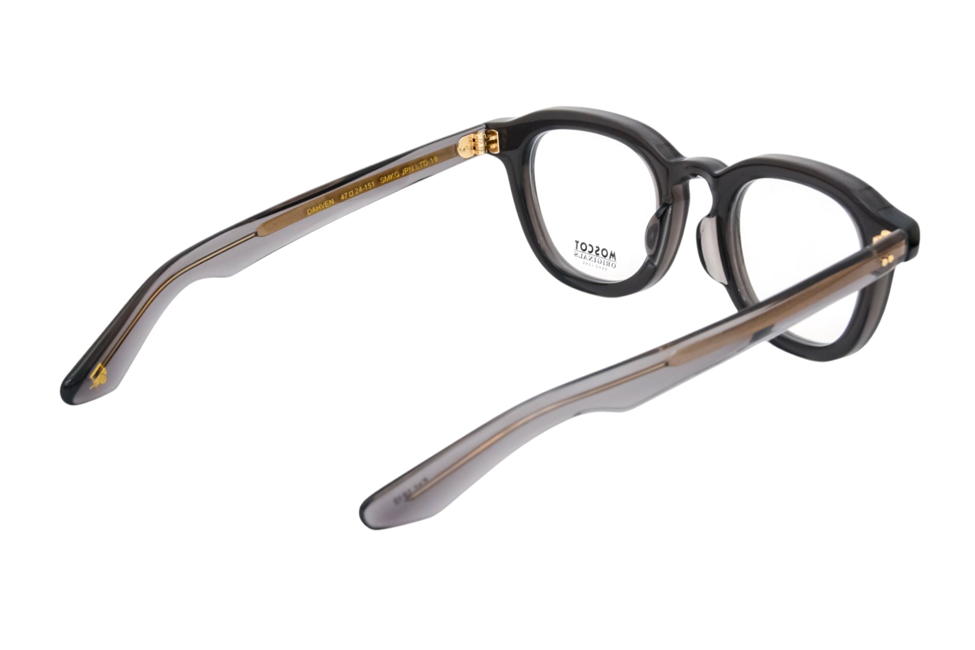 MOSCOT DAHVEN JPN LTD 18 サングラス 47□24-151 MOSCOT DAHVEN 47 24-151 SUNGLASSES DARK NAVY CLEAR FRAME