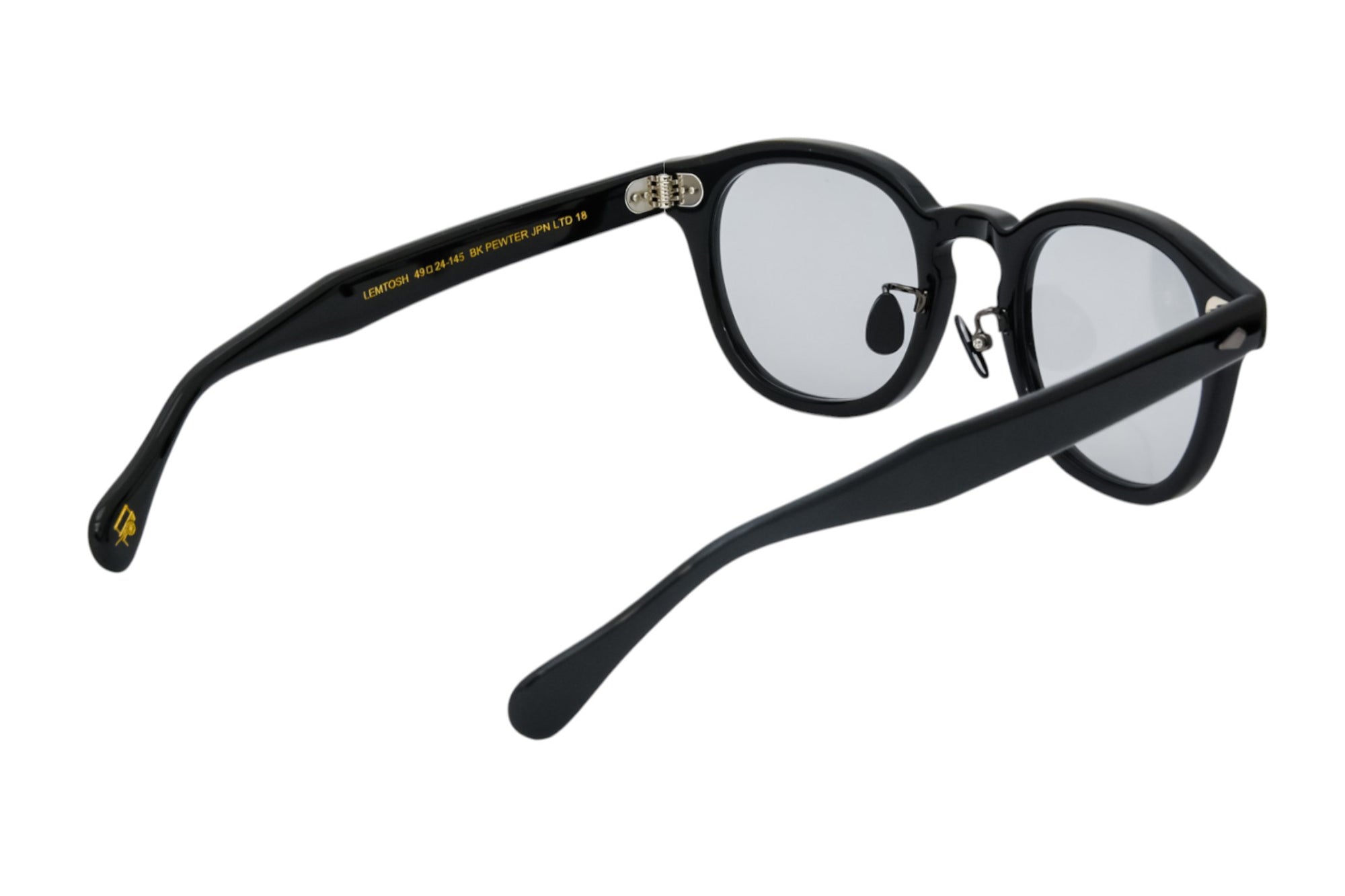 小物 MOSCOT LEMTOSH JPN LTD 18 MOSCOT LEMTOSH JPN LTD 18 col.BK- PEWTER,B TORT PEWTER 46