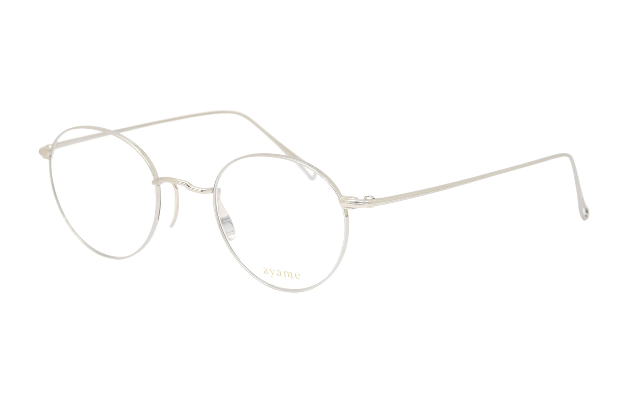 ayame MANRAY 46□21 Vintage Silver ayame アヤメ メガネ MANRAY(46) マンレイ通販 Ti (Silver) 46