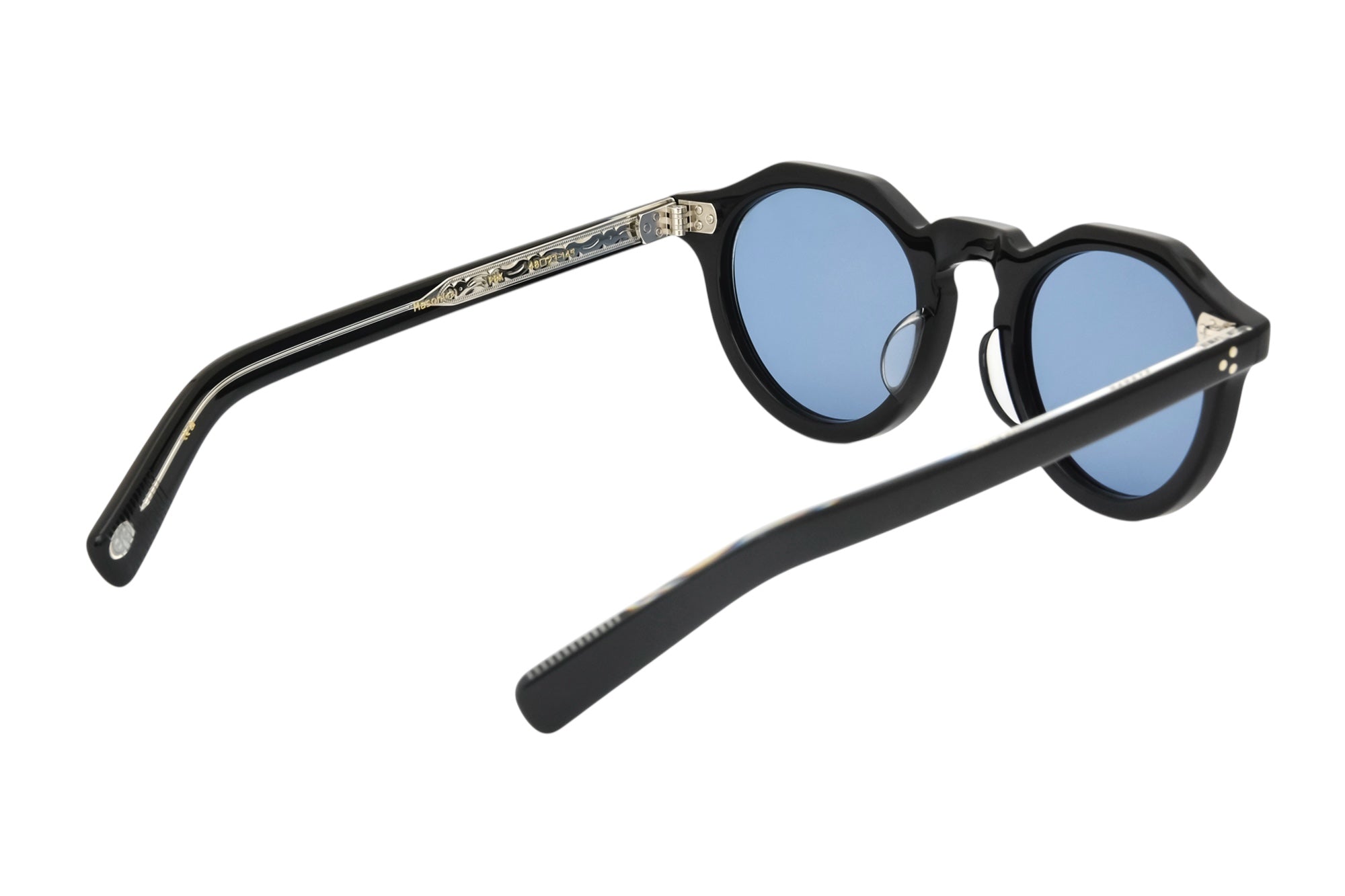 新品未使用 EYEVAN アイヴァン Mason 48 PBK EYEVAN / MASON(48) Sun / PBK - BLUE ピアノブラック - ブルーレンズ