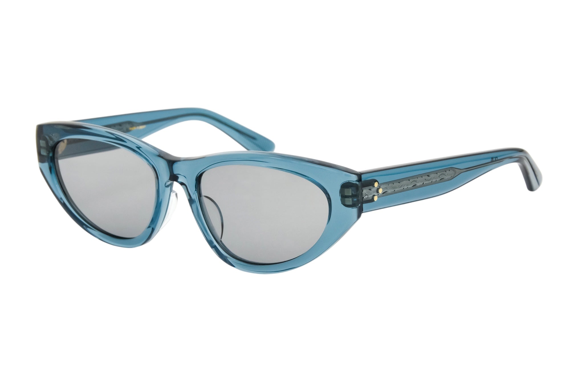 GR18 アイヴァン 美品 サングラス ブルーレンズ EYEVAN / WEBB SG / PBK - Light Blue ピアノブラック - ライト